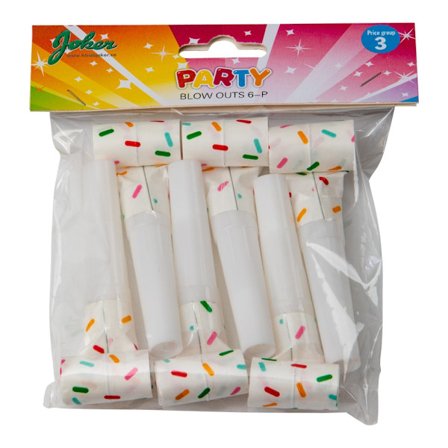 Party Blåsormar Strössel 6-pack