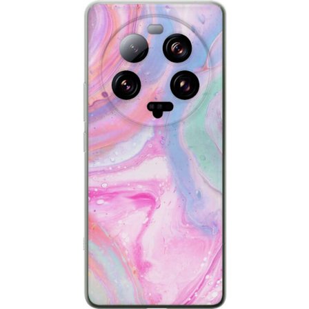 Kompatibel Mobilcover til Xiaomi Xiaomi 13 Ultra Abstrakt pastelfarvet marmor kunst med flydende akryl effekt i lyserød, blå og grøn til moderne in