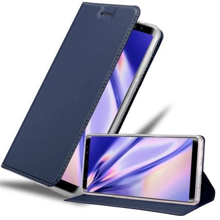 Cadorabo Fodral till Samsung Galaxy NOTE 8 i KLASSIG MÖRKBLÅT