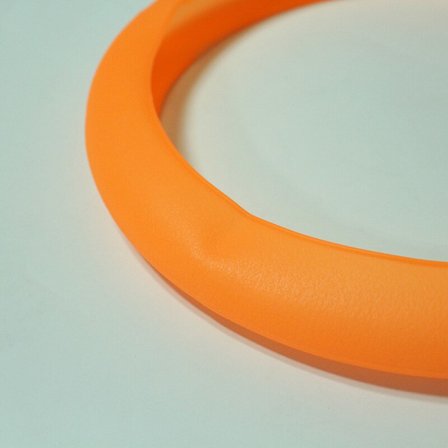 (Orange) Bilstyling DIY Flerfärgad Mjuk Silikon Rattkåpa Bil Ratt Handske Biltillbehör Dekorationer