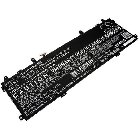 Batteri til notebook, bærbar computer til HP Spectre X360 15-DF0000 og andre