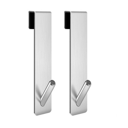 Stål Brusedørs Kroge Slagfrie Rammeløse Overdørs Kroge Håndklæde Kroge