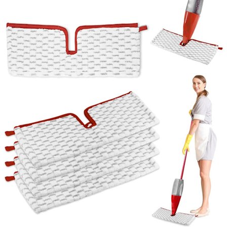Deler til Vileda Spraymopp Refill Kit, 2 i 1 Gjenbrukbare Mikrofiberkluter for Vileda 1-2 Spray Max Mopp Refill