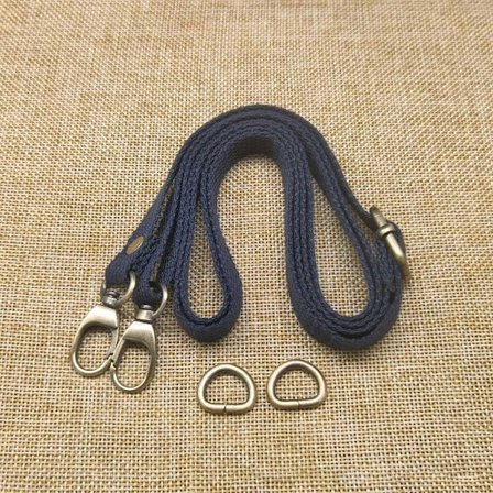 Kangaslaukkuhihna Olkalaukku Vyöt NAVY