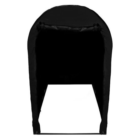 Cykelskjul Standardstørrelse Sort Vandtæt udendørs opbevaring