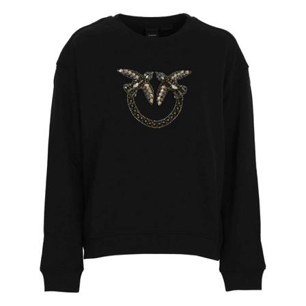 Pinko Sweatshirts svart, Dam, Dam, Storlek: XS