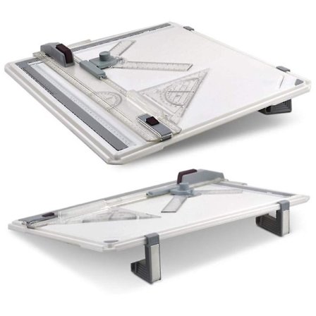 A3- set, tekninen piirustuspöytämetriikka 51*37 cm, säädettävä