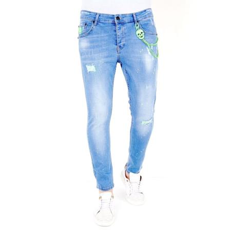Local Fanatic - Jeans - Blå - Herr - Storlek: W31, Herr, Storlek: W31