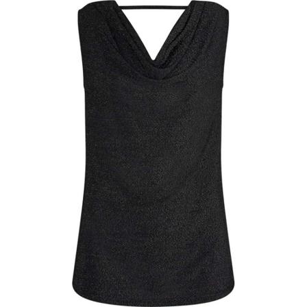 Freequent, Glit top black silver Zwart, Dames, Maat:L