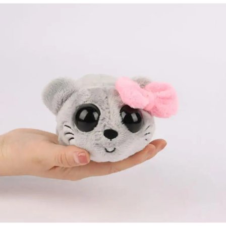 Söt och ledsen hamsterplyschleksak, ledsen hamstermemeplysch med inbyggt fioljud - gosedjursplyschleksaker för barn pojkar flickor