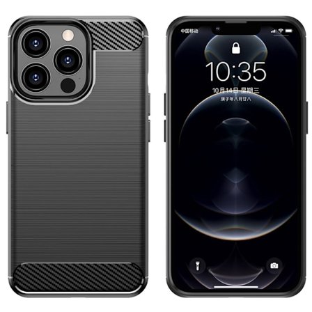 Carbon Flex Etui iPhone 13 Pro - Svart