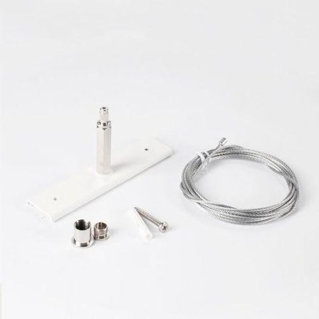 Powergear Mini 1PH 1 VERSTÄRKUNG FÜR DIE DECKENMONTAGE MIT Seil, Schwarz, 3 meter