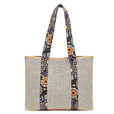 Straw Tote Bag for Women Shoulder Bag Summer Purse