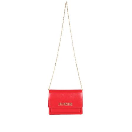 Love Moschino, Small Crossbody BAG Rood, Dames, Maat:ONE Size