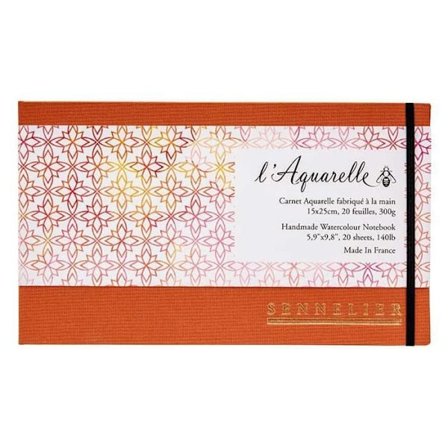 Akvarellivihko - 15 x 25 cm - 20 arkkia - 300 g