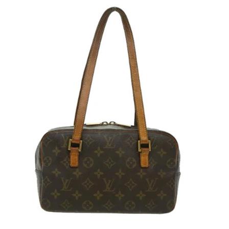 Louis Vuitton Vintage, Pre-owned Canvas louis-vuitton-bags Bruin, Dames, Maat:ONE Size