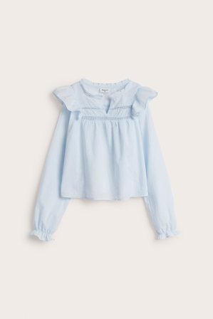 Kappahl | Volangbluse | Blå