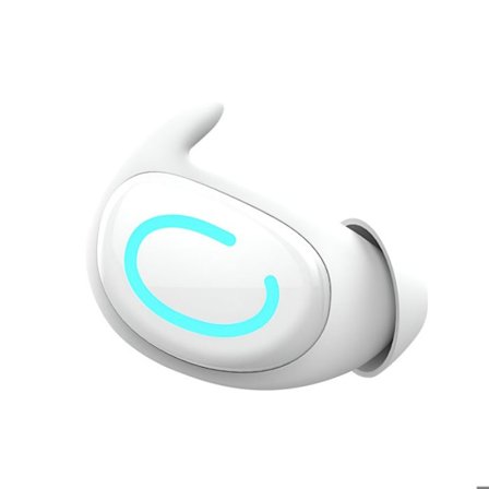 Bluetooth Sleep Earbuds Mono Ultra Tunn med ENC Bullerdämpning Vit