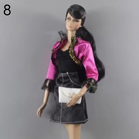 Blommiga jeans läderbyxor 8 8