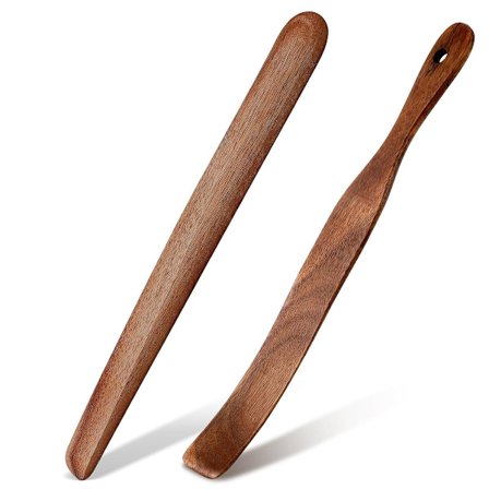 27,9 cm deigvisp i tre og 33 cm deigblander i tre for surdeig