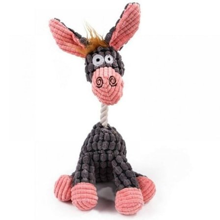 Blødt hundelegetøj med pivelyd, plys tyggelegetøj til tandrensning til interaktiv leg og selskab, robust plys uforgængeligt hundelegetøj med 