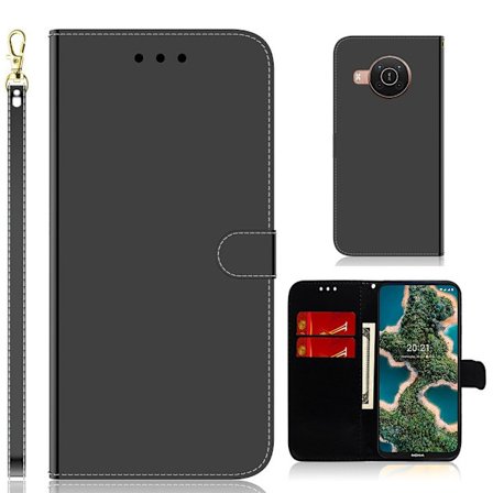 Mirror etui til Nokia X10 / Nokia X20 - Sort