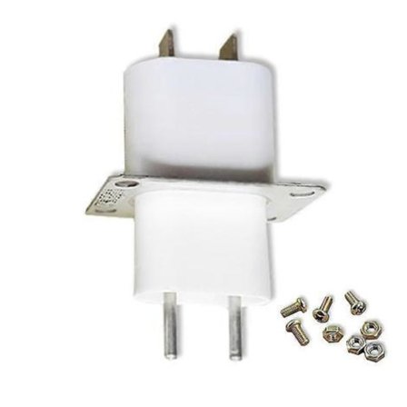 2025 Kodin elektroninen mikroaaltouunin magnetronin hehkulangan 4-nastainen liitinsovitin valkoinen