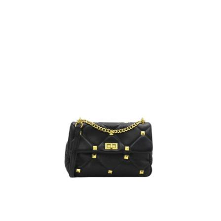 By Baunbaek, Handbag with chain 5067 Czarny, Kobieta, Rozmiar: ONE Size