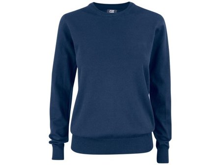 CUTTER & BUCK Tröja CB Oakville dam marinblå XS - Lyreco - Yrkeskläder - Uniform - Stickat