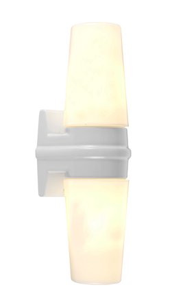Ifö Electric Bernadotte Väggarmatur 2x40W, E14, IP44 Vit, Belysning