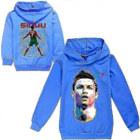 Cristiano Ronaldo Huppari Maailmanmestaruuskisat Nro 7 Joululahjat Jalkapallotähti Huppari Tytöt Pojat Hupullinen Collegepaita Lasten Teinien-