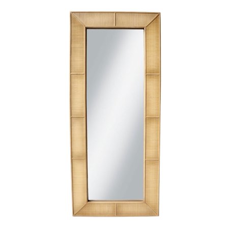 Naturligt bambusspejl, 66x153 cm