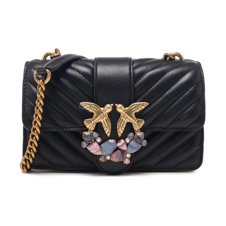 Pinko, Cross Body Bags Czarny, Kobieta, Rozmiar: ONE Size