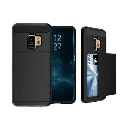 Samsung Galaxy S9 Deksel laget av plastikk og silikon - Svart