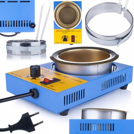 Loddegryde 41-D 350W – Rustfrit Stål | 100Mm Beholder | Temperatur 100-550°C | til Masselodning