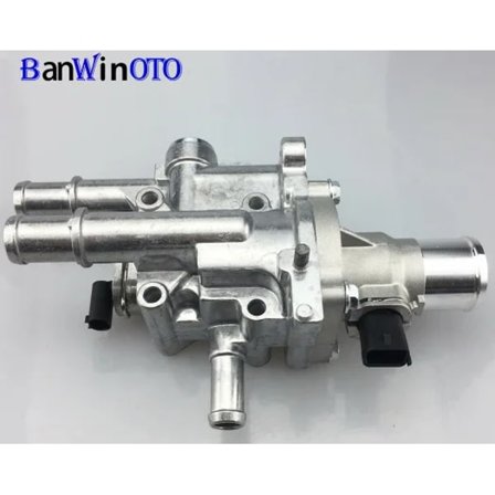 Aluminium Motor Kjøling Termostathus Deksel Montering for Chevrolet Cruze Sonic Aveo 251922 251919928 55579951 med sensor
