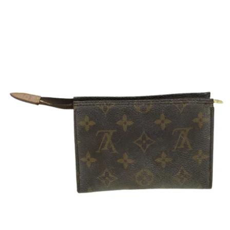 Louis Vuitton Vintage, Pre-owned Canvas pouches Bruin, Dames, Maat:ONE Size,leer