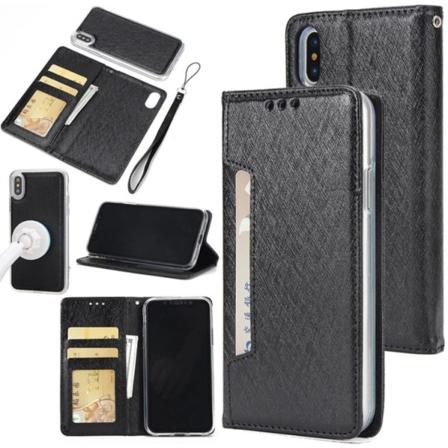 iPhone X/XS - Fodral med Kortplatser Svart
