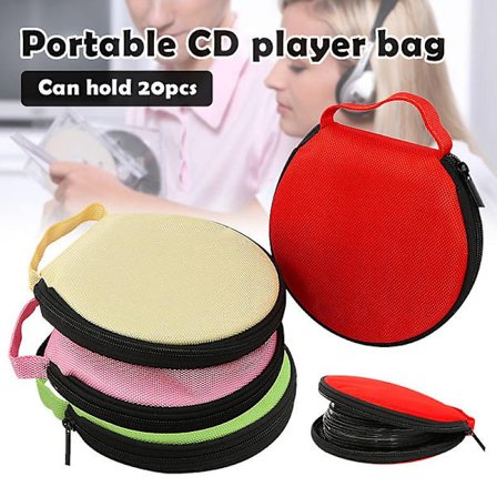 20 Cd / Dvd Fodral Hård Plast Cd Fickor Förvaring Skyddande Dvd Förvaring Cd Väska För Reseförvaring