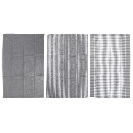 Klassiske kjøkkenhåndklær, 100% naturlig bomull, Tehåndklær, Oppvaskklut, Absorberende og lintfri