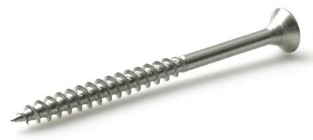 Schäfer & Peters 904746050/30 Träskruv TFT A4 6 x 50/30 mm, 100-pack, Infästning
