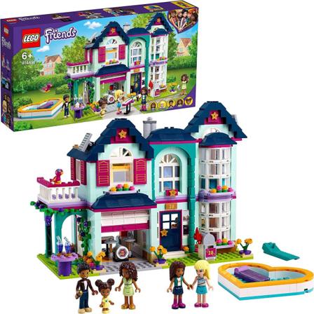Lego 41702 Friends Kanalhusbåt, Båtleksak För Barn Med Trädgård Mix Color