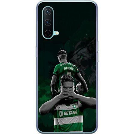 Yhteensopiva Puhelinkuori OnePlus Nord CE 5G Neonmotiivi, jossa teksti "Gaming is in my DNA" sinisenä ja punaisena tiiliseinällä, jossa loistava DNA-s