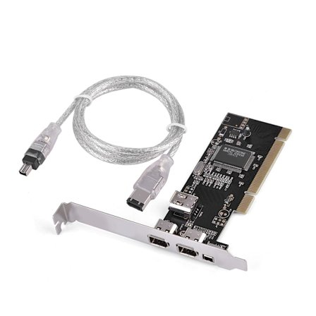 3-porttinen Firewire IEEE 1394 4/6-pin PCI HD DV -kortin ohjain Videokaappauskortti
