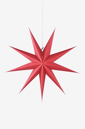 Jotex - ANDROMEDA adventsstjerne ø 150 cm Rød - Kjøp Julestjerner hos Jotex