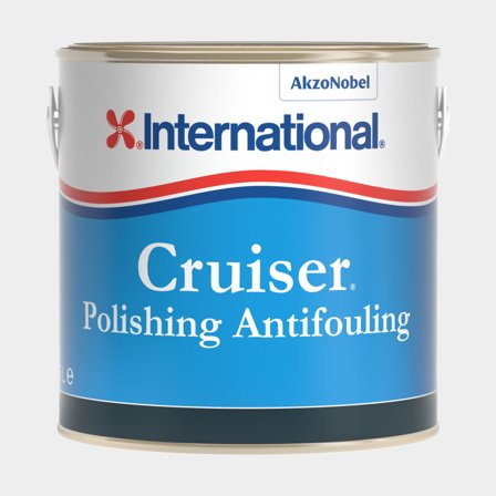 Antiincrustante autopulimentable a base de cobre International Cruiser Polishing Antifouling, 0.75 litros - azul oscuro