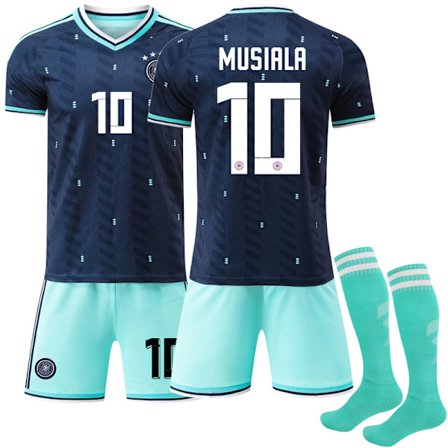 2025–2026 Tyskland VM Udebane Børne Voksen Fodboldtrøje Sæt Nr.13 Müller Nr.8 Kroos Nr.7 Havertz