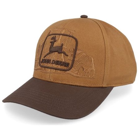 John Deere - Brun adjustable Keps - Logo Silhouette Embroidered Ball Brown Adjustable @ Hatstore