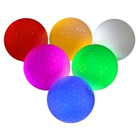Glow in The Dark Golf Balls LED Light up Glow Golf Ball night Sports
