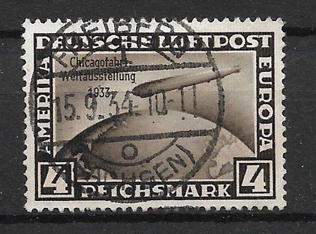 Tyske Rige 1933 - AFA 493 - Stemplet